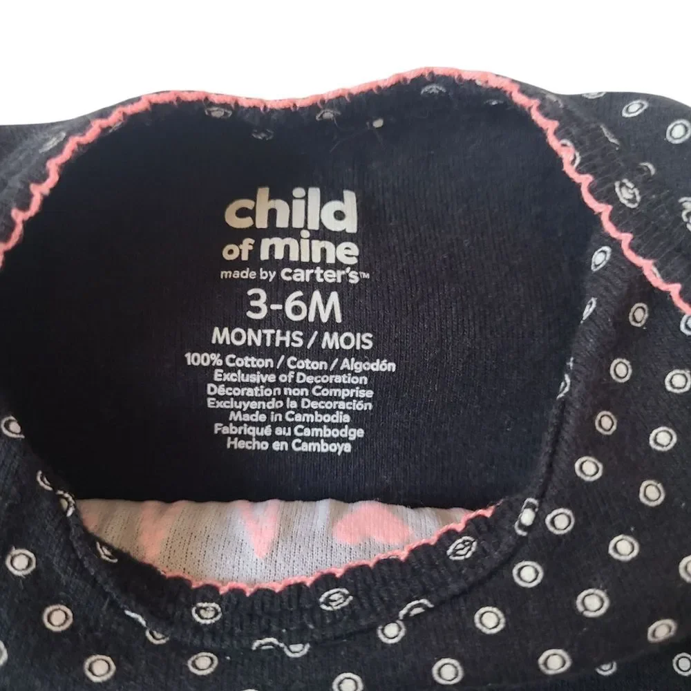 Carter's Just One You And Child Of‎ Mine Onesies Set Of Two Size 3-6 Mos NWOT
